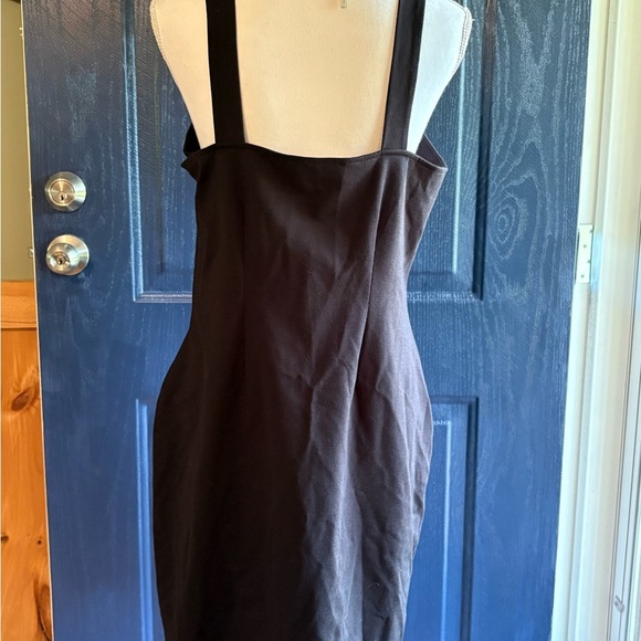 Michael Kors Silver Chain Black Halter Dress size L NWT - Picture 3 of 14